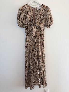 Maxi Dress Hello Molly Leopard Tie-Front